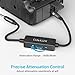 Cubilux 3.5mm Line Level to Microphone Level Attenuator Cable, 1/8-Inch TRS Line Out to MIC in Attenuation Cord for DSLR Camera Camcorder Recorder, 1 Feet