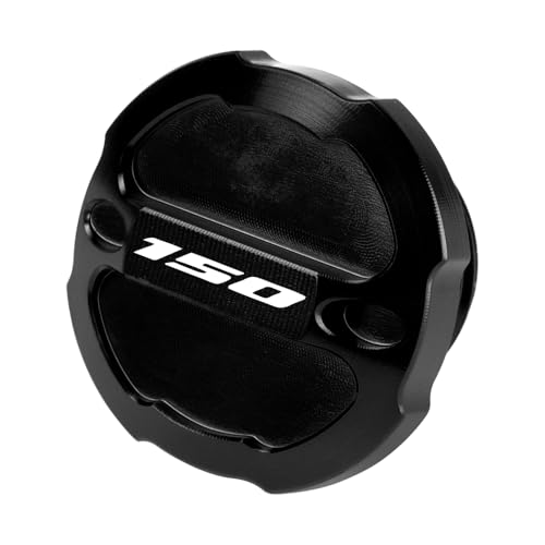 MotHeart Motorcycle Engine Oil Filling Screw M20x2.5 for CRF 150R 2007-2025 Replacement OEM Oil Filler Cap Made of Anodized Aluminium Multiple Colours CRF 150r Accessories (Black)