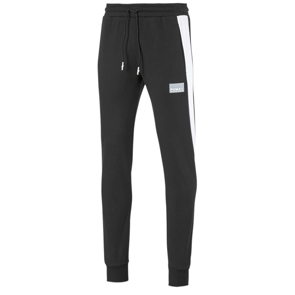 Puma Avenir Graphic - Pantalón deportivo - PUMA-597048, Pantalones de chándal, Medium, Negro (PUMA BLACK)