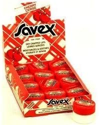 SAVEX CHERRY Lip Balm .25oz 12pack by Savex