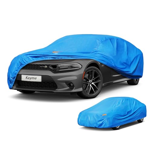 Kayme Hail Protector Car Cover, Anti Hail Multilayer Thickened Full Car Cover,Outdoor Waterproof All Weather Custom Fit Porsche 911, Honda Civic, Toyota Corolla, Nissan Sentra, Mazda 3, Audi