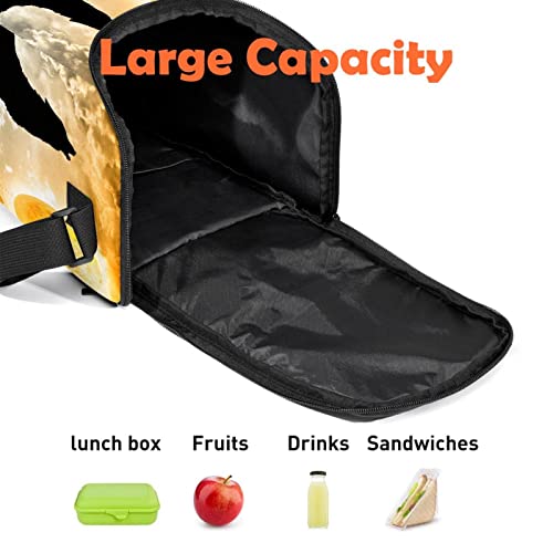 Bolsa de almuerzo con aislamiento térmico e impermeable lonchera de lobo juvenil 3