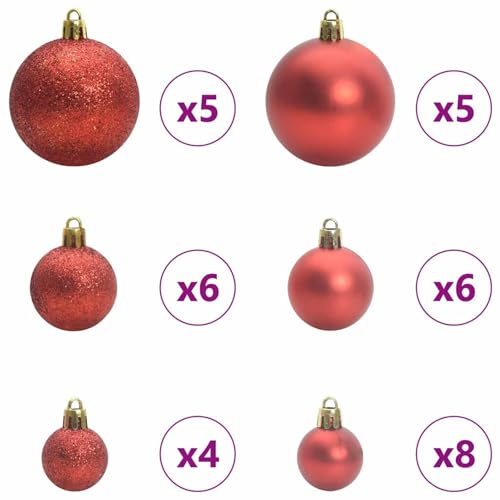 Árbol de Navidad Artificial sin Caída de Hojas Gecheer LED PVC Estable para Salón y Jardín 8