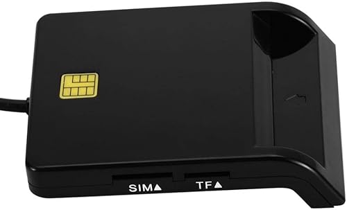 Escritor elegante del lector de tarjetas de microprocesador del CAC de la identificación común del acceso común del USB del EMV SIM del estándar