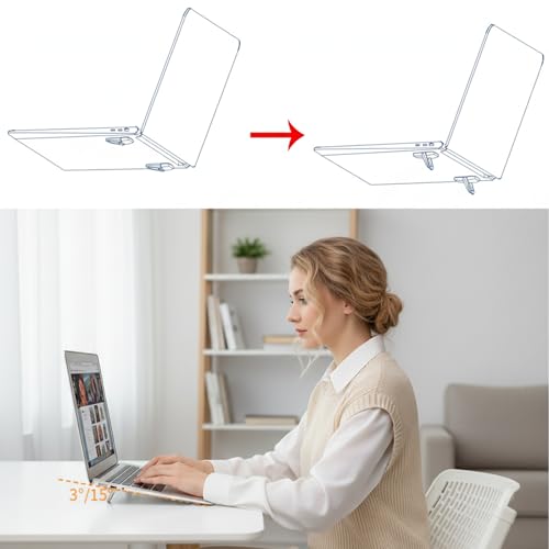Soporte portátil plegable metálico para teclado miniatura 5