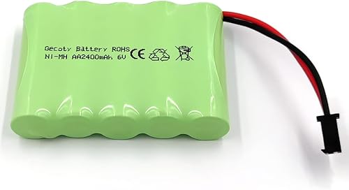 Vista 33 de Paquete de baterías de 4.8 V, 2 unidades de 1000 mAh NiMH AAA (no AA) batería recargable RC con enchufe SM para camiones, coches RC, robots, 4.8 V