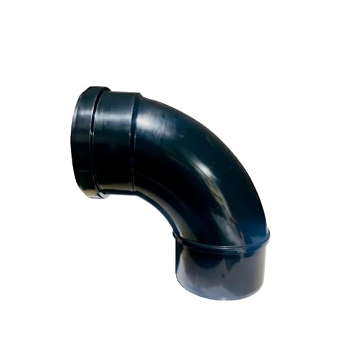 110MM Black Soil Pipe and Ring Seal Fittings Push Fit Fittings Single Socket 87.5 Bend Elbow