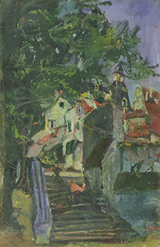 Peinture pour décoration de salon moderne poster les Marches de Chartres Chaim Soutine 60x90cm