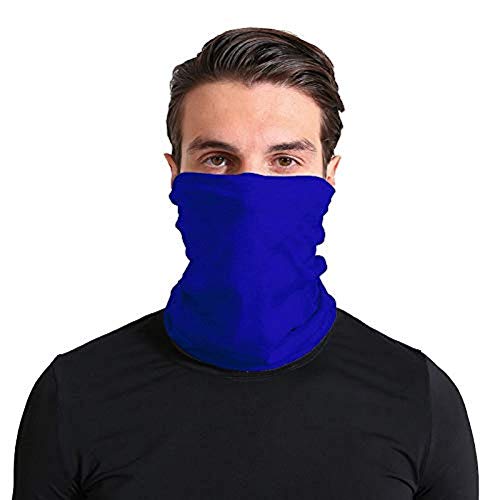 Multifunctional Multipurpose Tube Bandana Headband Face Mask Mouth Protective Cover, Royal