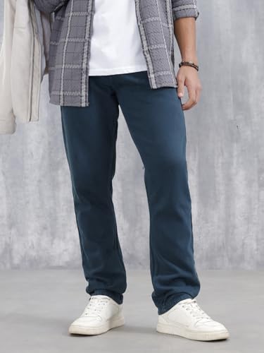 Image of WROGN Men's Cotton Stretch Jeans | Solid | Slim Fit