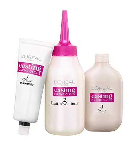 Coloration Ton Sur Ton 400 Châtain Craquant Sans Amoniaque Crème Gloss Casting Crème Gloss 'oreal Paris La Boîte - vue 7