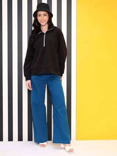 Image of KOTTY Women's Stylish Pullover Sweatshirt Ideal for Winter and Layered Looks