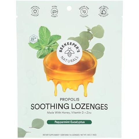 Beekeepers Naturals Lozenges Cover