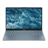 HP 15 Laptop (1 Year Microsoft Office 365 Included), 15.6" HD Display, Intel Quad-Core N200 Processor, 16GB RAM, 128GB Storage, Wi-Fi 6, Webcam, HDMI, Numeric Keypad, Windows 11 Home (Moonlight Blue)