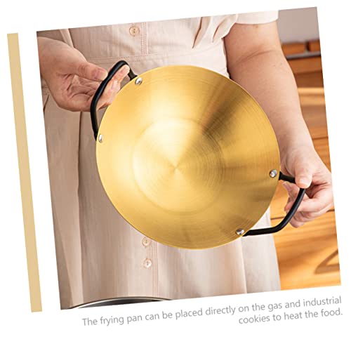 Wok de acero inoxidable 24x24 cm para cocina miniatura 4