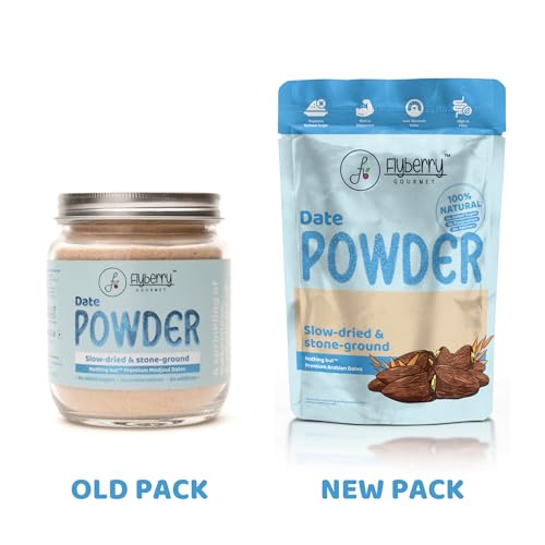Image of Flyberry Gourmet Dates Powder 300 g | Dried Dates powder | Finely Ground Kharik Powder | Delicious Alternative to Sugar | Best For Kids & Adults | No added Preservatives | Natural Sweetener| No added Sugar