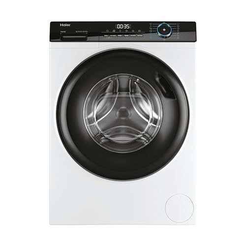 Haier I-Pro Serie 3, Lavatrice a carica frontale 10 KG, Libera Installazione, Classe A, 1400 giri, Opzione Vapore, 15 programmi, Partenza Ritardata, AxLxP 85x60x67 cm, Bianca - HW100-BP14939-S