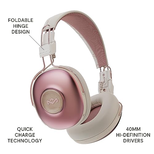 House of Marley Positive Vibration Frequency Over Ear Wireless Headphones, Bluetooth Headphones - Image 3