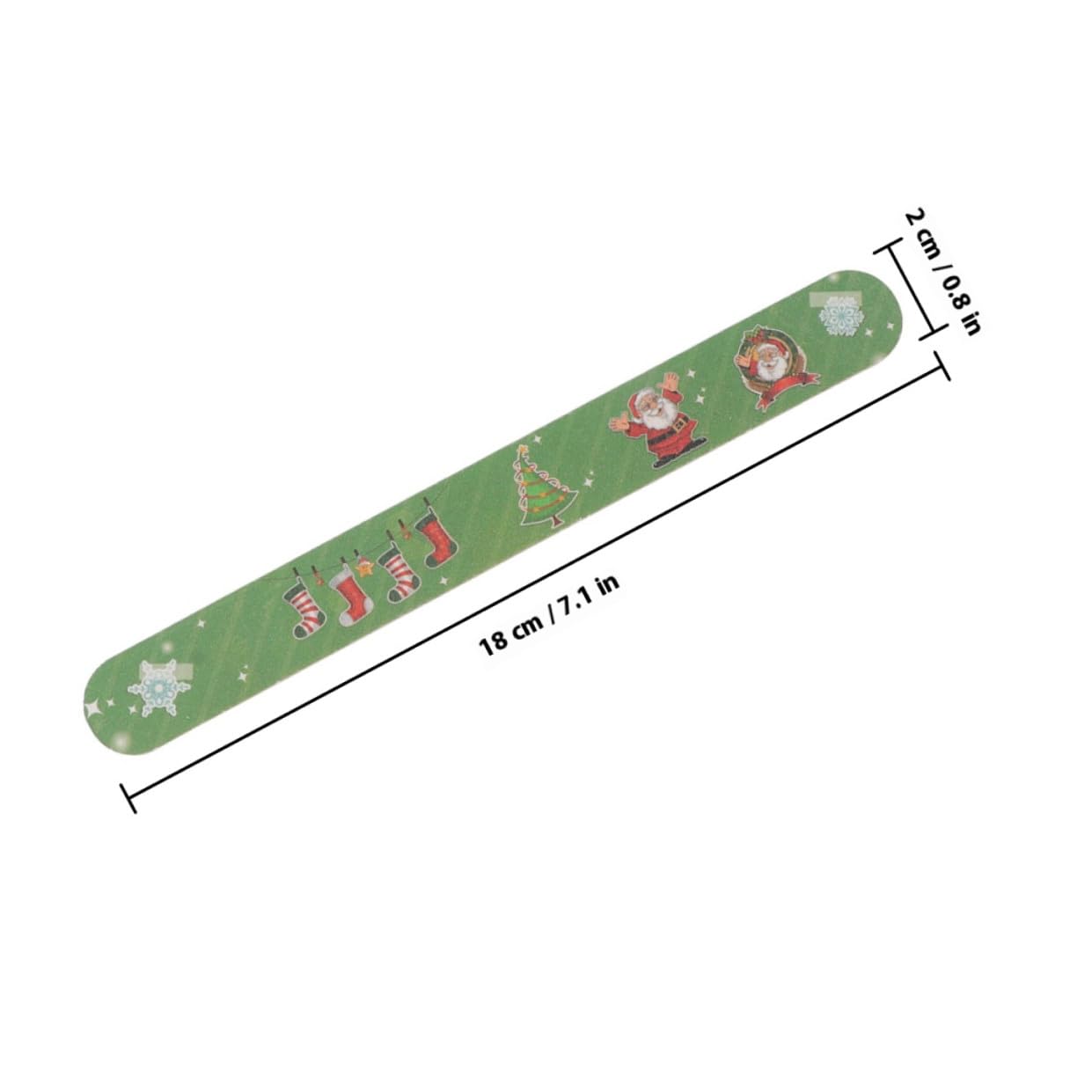 Ciieeo Lot de 24 Limes à Ongles Thème de Noël Lime à Ongles Manuelle Abrasive Outil de Polissage pour Manucure et Pédicure Accessoires Nail Art pour Soin Plusieurs styles