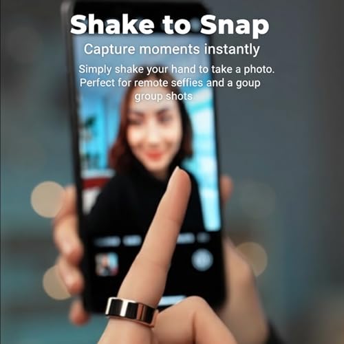 image for GINIXPIONE Smart Ring for Women Men, Fitness & Health Tracker with Vit