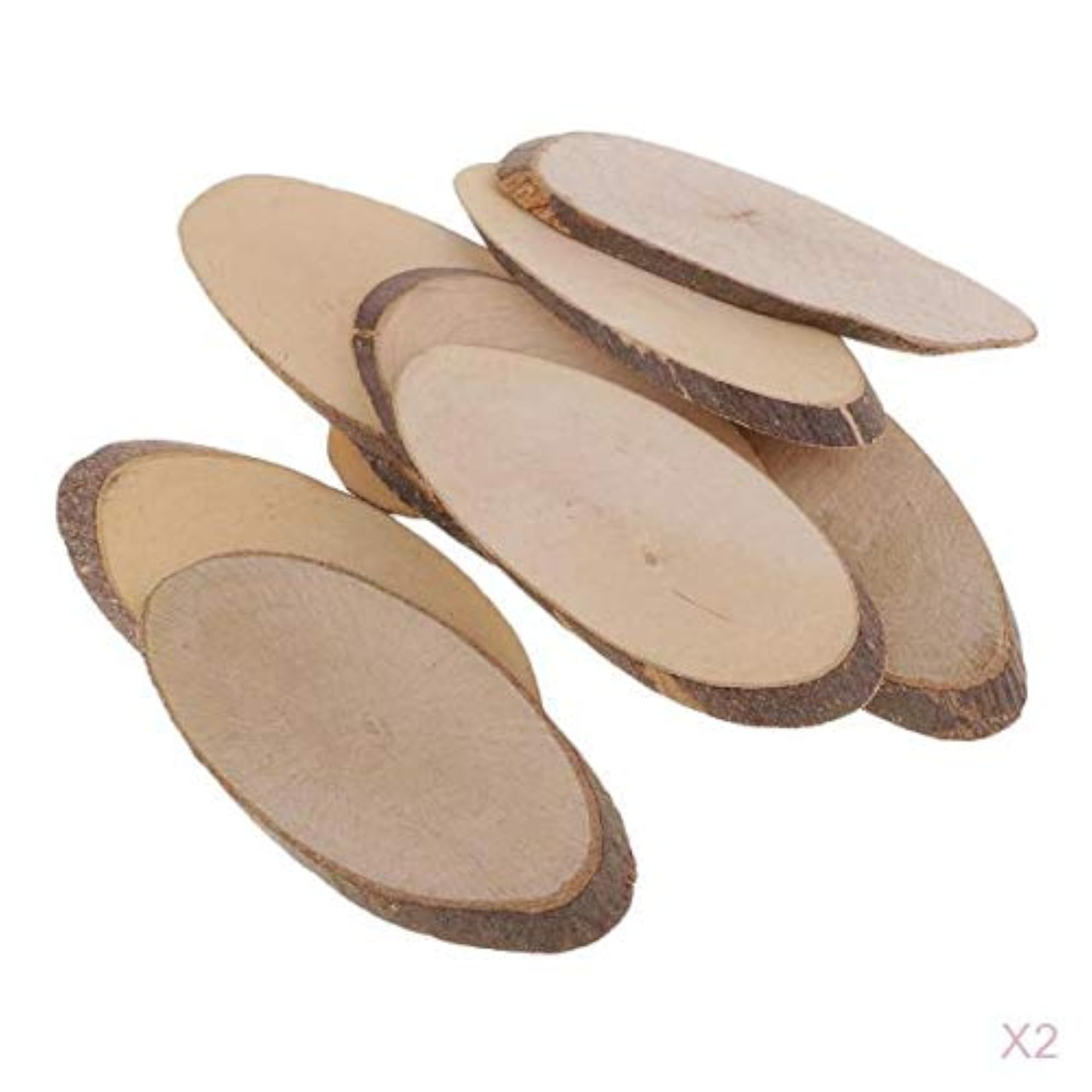 Natural Tree Wood Slices for Rustic Wedding Home Decorations