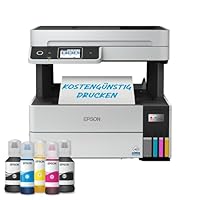 Epson EcoTank ET-5170 Tintentankdrucker | für kleine Büros & Unternehmen | WLAN & Ethernet | A4 | Drucken, Kopieren, Scannen, Faxen | Duplexdruck | 6.1 cm Touchscreen | ADF