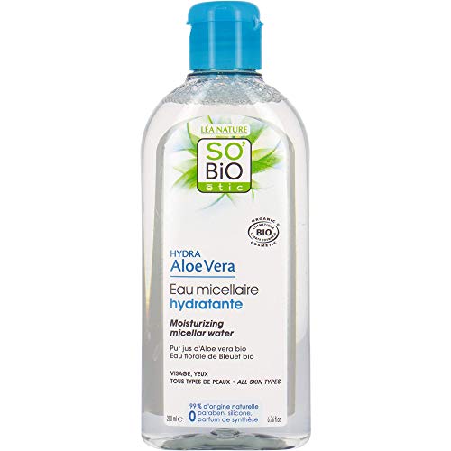 SO'BiO étic Cosmos Organic Hydra Aloe Vera Idratante Micellare Lozione Idratante, 200 ml