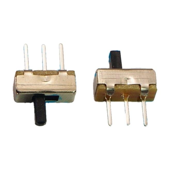 100PCS SS12D00 SS-12D00 5MM SPDT Toggle Switch Interruptor on-Off mini 1 Way 2 Band Slide Switch PCB Mount