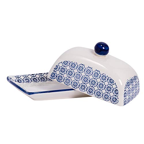 Nicola Spring Portaburro con Coperchio in Ceramica...