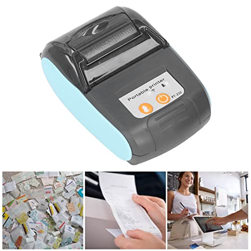 Stampante termica della ricevuta, stampante termica senza fili professionale di Bluetooth di 58mm Collegamento USB della stampante portatile della ricevuta per la piccola impresa