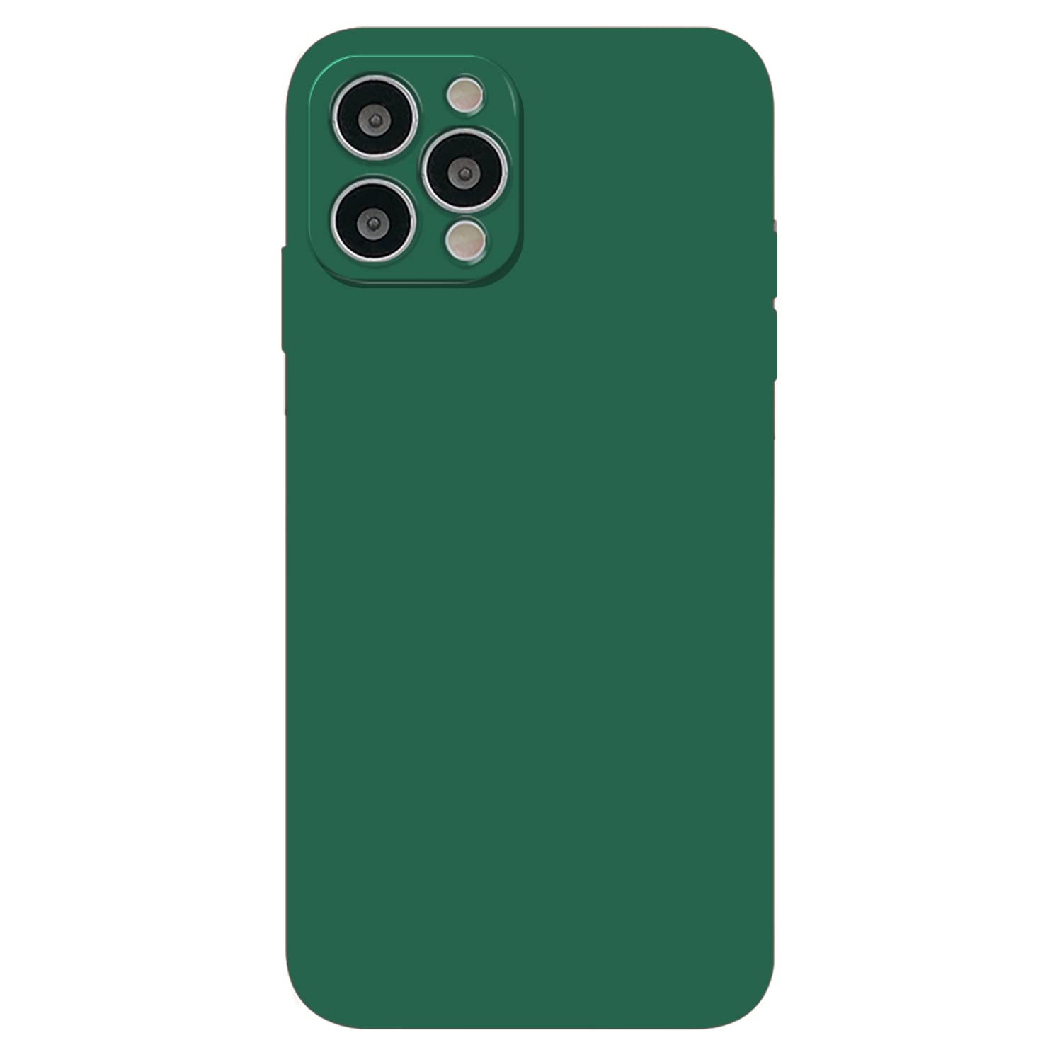 dalanix It uses TPU materials to make elegant phone cases with abrasive precision holes. for iPhone12promax - Ink Green