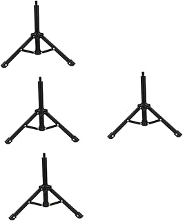 Milisten 4Pcs Suporte De Microfone Suporte De Microfone Suporte De Liga De Microfone Tripés De Mesa Microfone Boom Acessórios De Mesa Suporte De Celular Para Mesa Tripé Suporte De