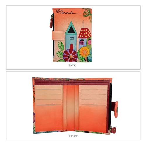 Anna by Anuschka Women's Hand Painted Genuine Leather Ladies Wallet4