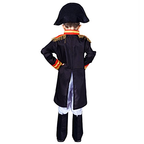 Disfraz Infantil Napoleón Azul Rojo Amarillo miniatura 4