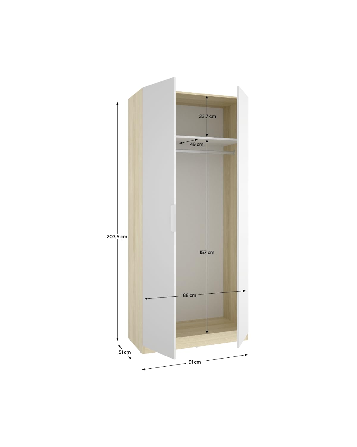 DEKIT Grupo RIMOBEL-Armario 2 Puertas