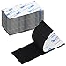 Produktbild Molkor 5cm x 10cm Klettband Selbstklebend Extra Stark, 16 Stück Klettverschluss Selbstklebend, Schwarz Doppelseitig Klettbands, Breit Selbstklebendes Klettband für Wand, Metall, Stoff