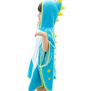 Maleroads Soft Cotton Baby Bath Towel Beach Towel Bathrobe for Kids 0-8 Years