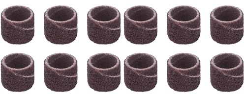 Image of Dremel 408 1 /2-Inch Sander Bands, Coarse, Rotary Tool Accessory, (Pack of 12)