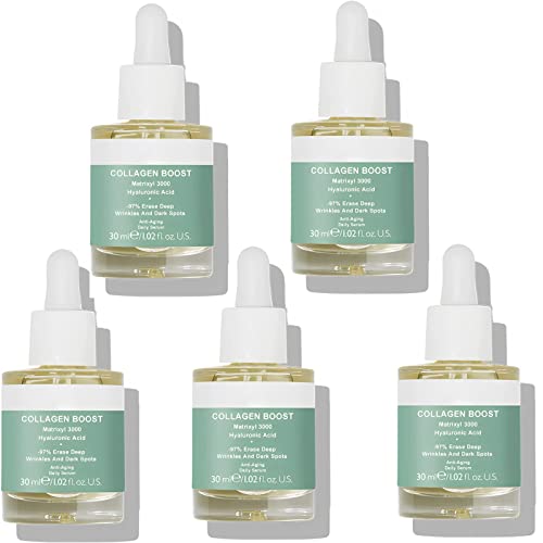 5Pcs Advanced Collagen Boost Anti Aging Serum , Collagen Boost Anti Aging Serum, Boost Anti Aging Serum, Collagen Peptid