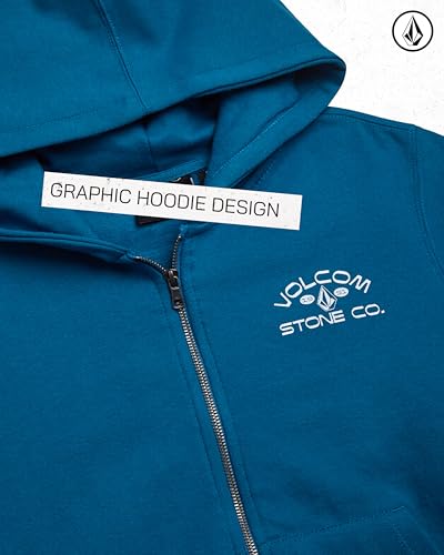 Image of Volcom Boys Hoodie - Long Sleeve Pullover Graphic Hoodie Sweatshirt - Warm Casual Hoodies for Boys (8-20)
