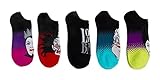 Disney Mixed Villians Ladies and Juniors 5pk No Show Socks