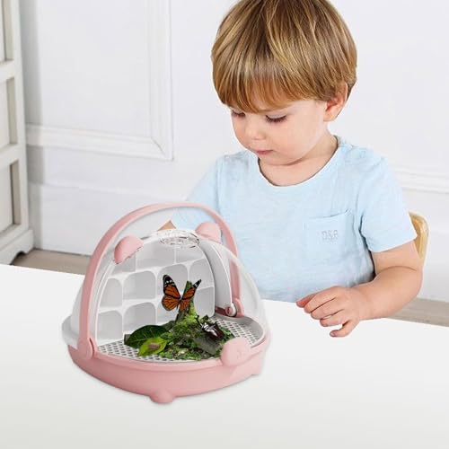 Cage de transport pour animaux domestiques et boîte d'élevage reptiles transparente - 4