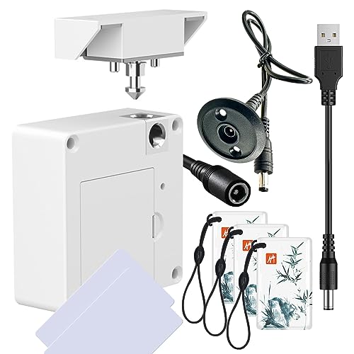 Dczonihup Electronic Cabinet Lock, RFID/NFC Sensor, Hidden Form, Support USB External Power Supply, for Wooden Cabinet Drawers Lock