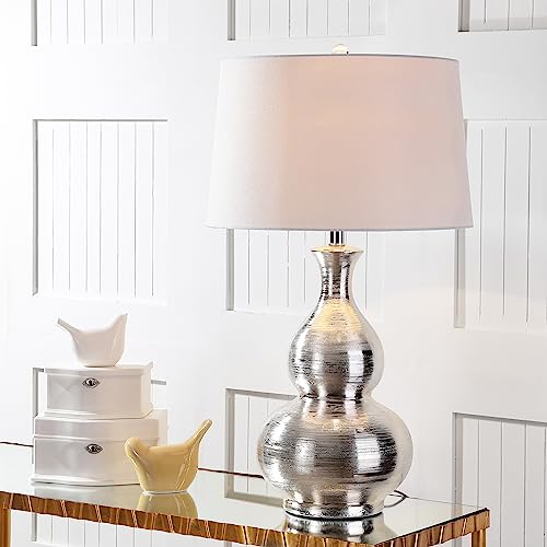 Lámpara de Mesa SAFAVIEH Plateada 31 Pulgadas LED miniatura 2