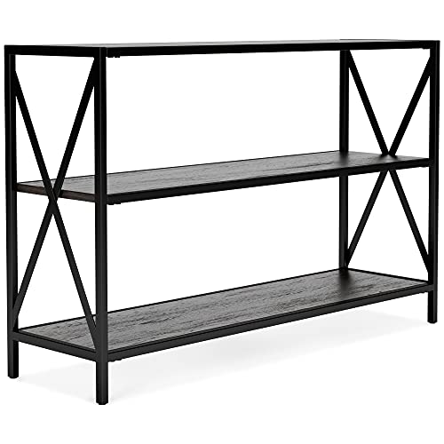 Signature Design By Ashley Freedan Urban 3-Tier Bookshelf, Dark Gray #TOP7