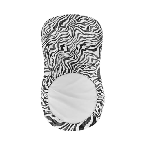 Image of Bar Chair Stool Cover,Zebra-Stripe 4 Pack Stretch Chair Slipcover for Counter Height Bar Stool Anti-Scratches Chair Covers