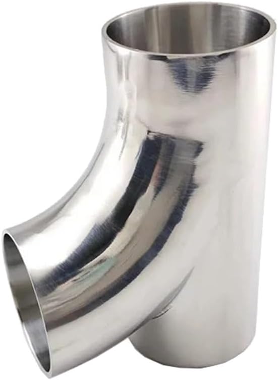 Stainless Steel Cast Pipe Fittings,19/25/32/38/51/6m Pipe OD Welding R-Shaped Elbow 3 Way SUS 304 Stainless Sanitary Fitting Homebrew Beer Wine(19mm x 1.5mm)