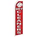 Dry Cleaners Swooper Feather Advertising Flag - Perfect for Dry Cleaning Services, Laundromats