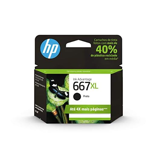 Cartucho HP 667XL Preto Original (3YM81AB) Para HP Deskjet 2376, 2776, 6476, 5076, 5276