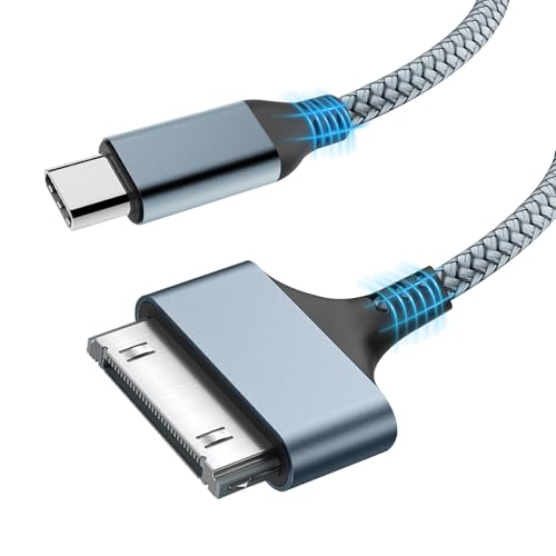 Critin 30 Pin to USB C CableFast Charging & Sync Cable Compatible with iPhone 4/4s/3Gs/3G/1 iPad 1/2/3 iPod Touch 1/2/3/4 iPod Nano 2/3/4/5/6 iPod Classic 3/4/5/6/7 (1M/3.3FT)